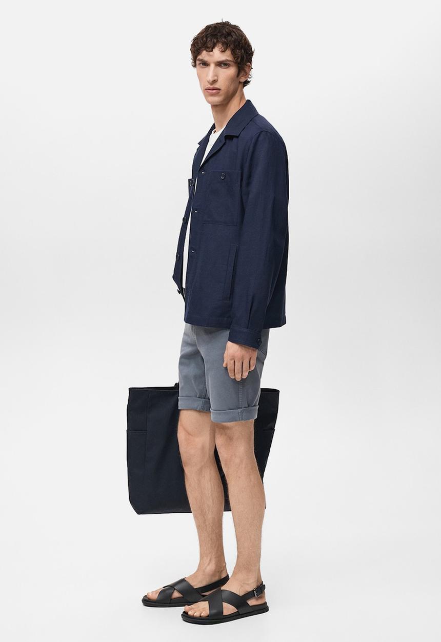 MANGO - Bermudas NEPTO - Medium Blue
