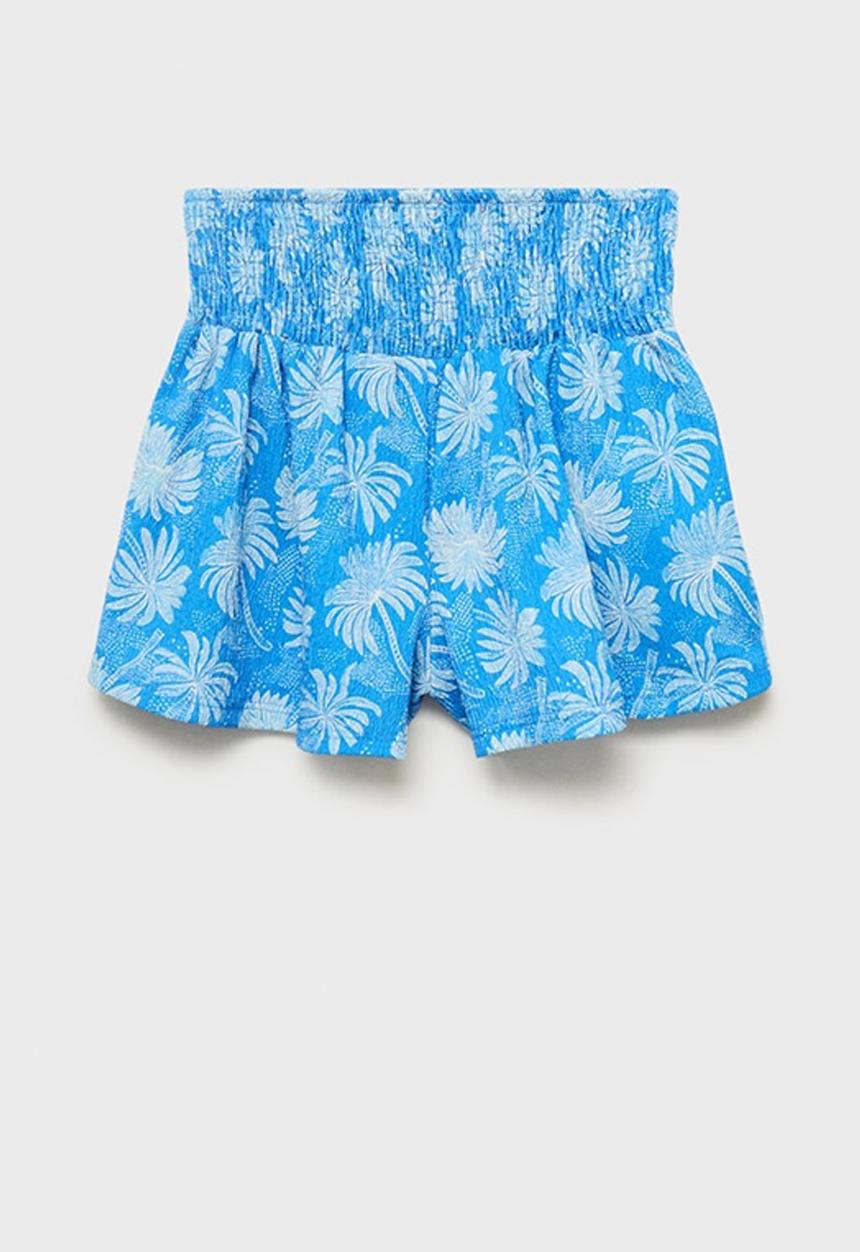 MANGO - Shorts Palmera - Medium Blue