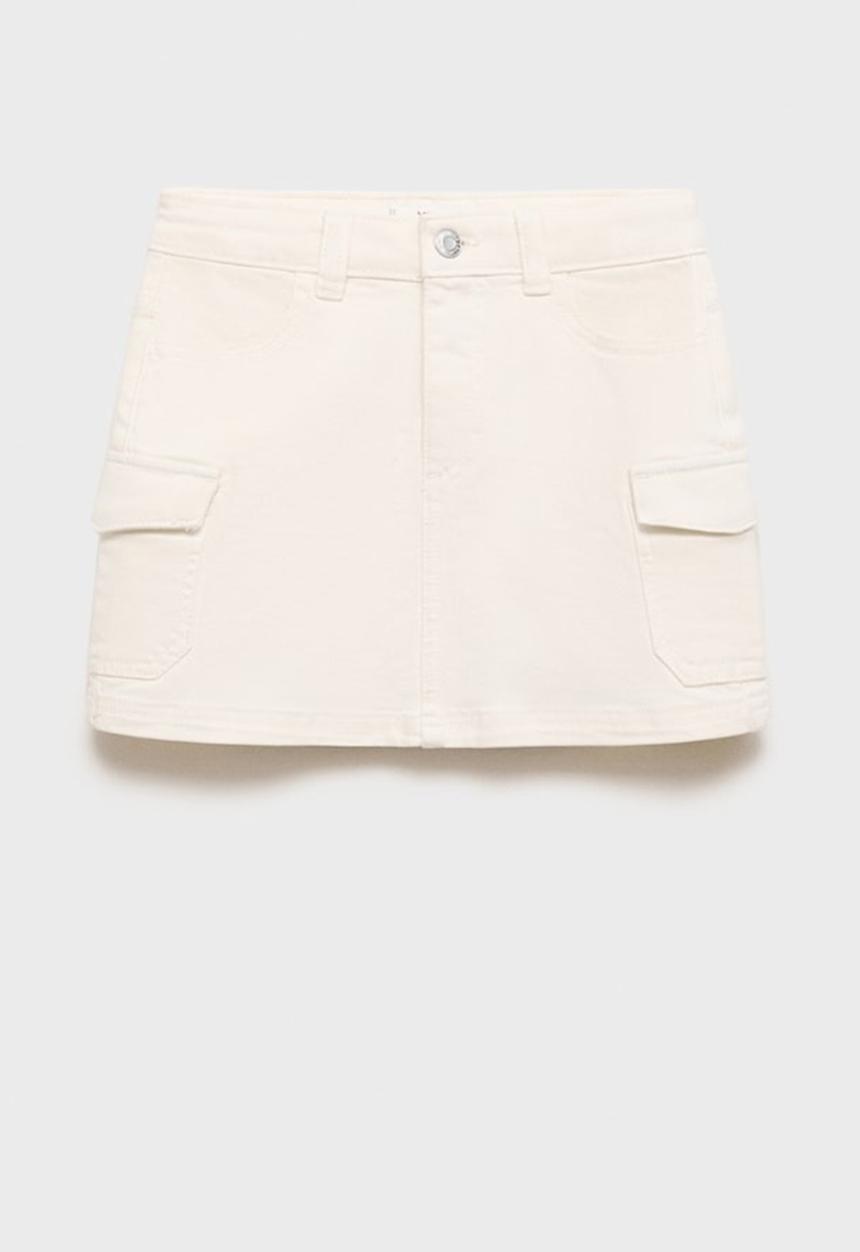 MANGO - Skirt danbury - light beige