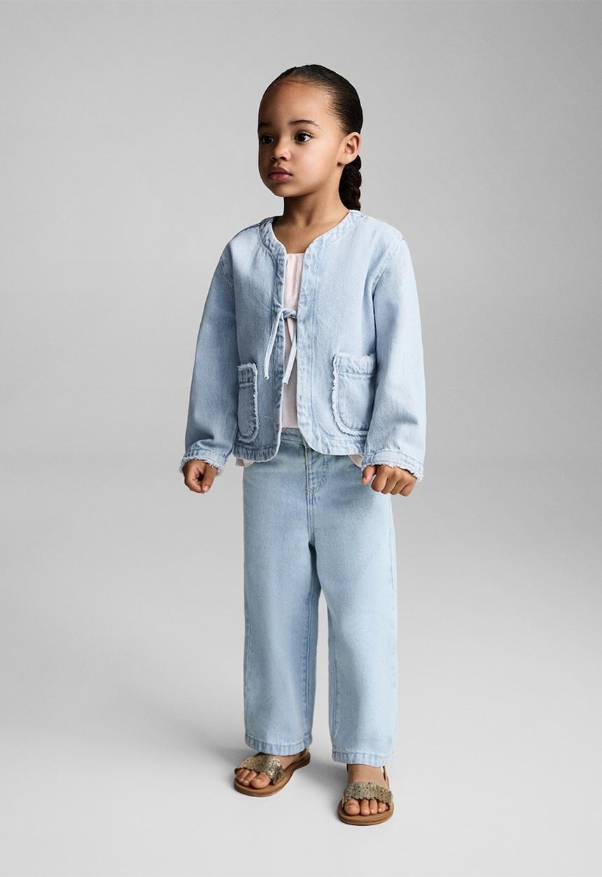 MANGO - Jeans julia - open blue