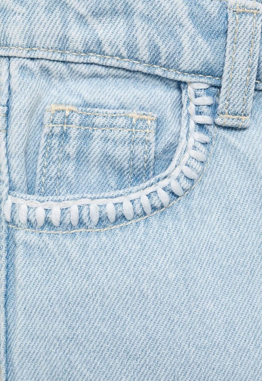 MANGO - Jeans julia - open blue