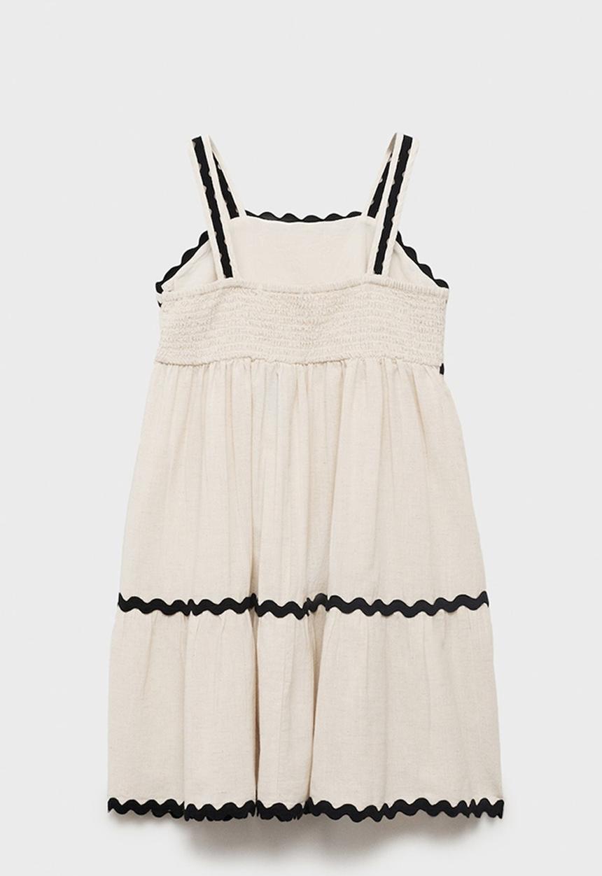 MANGO - Dress emilia - light pastel gray