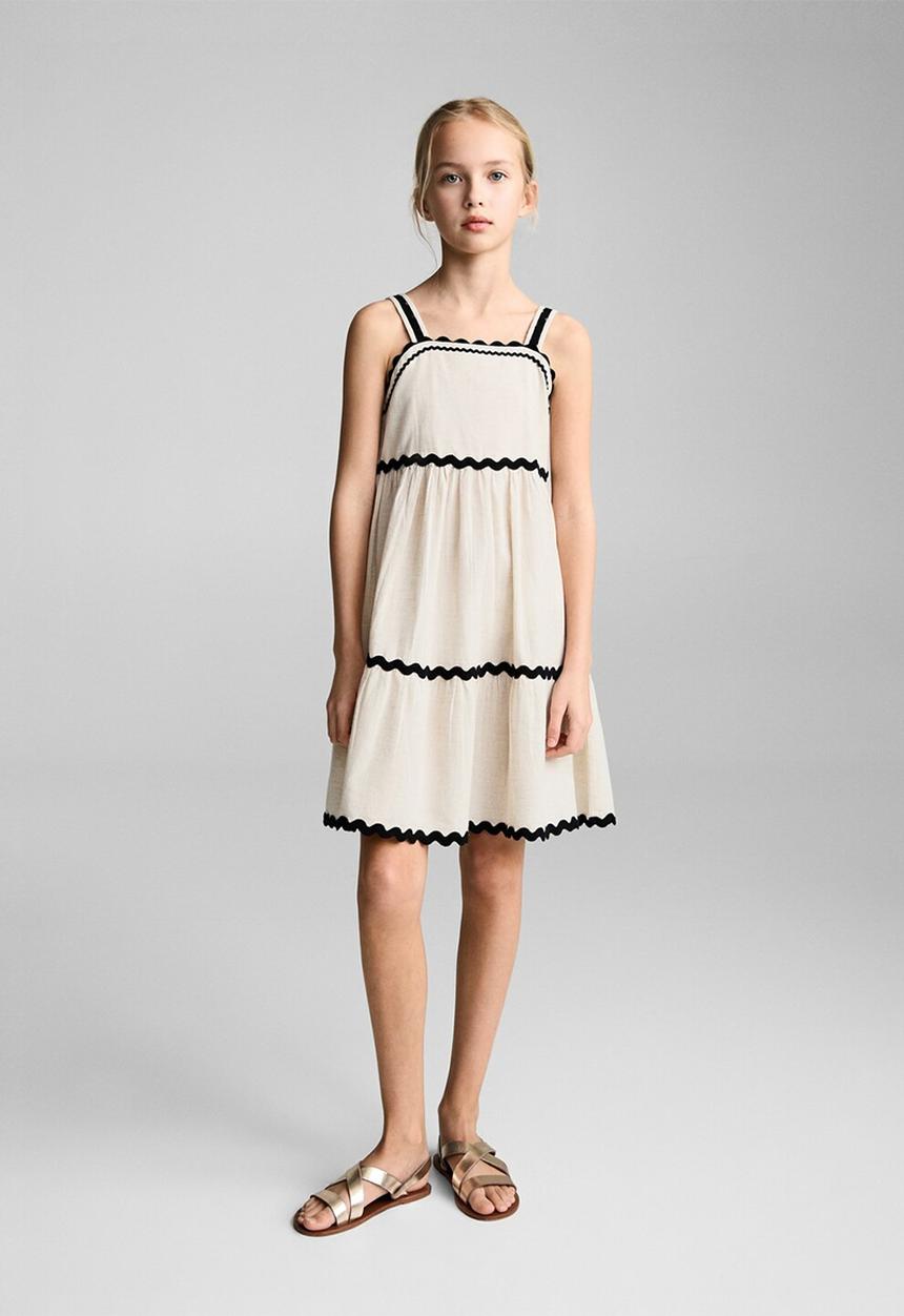 MANGO - Dress emilia - light pastel gray