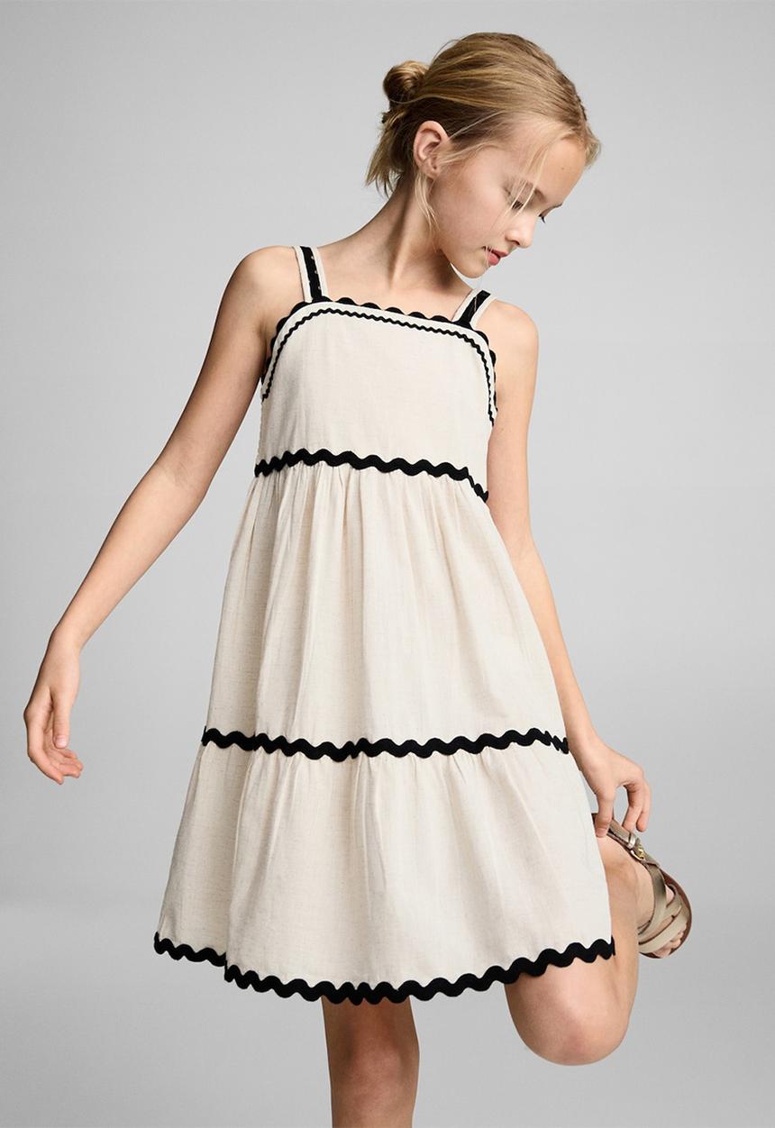 MANGO - Dress emilia - light pastel gray