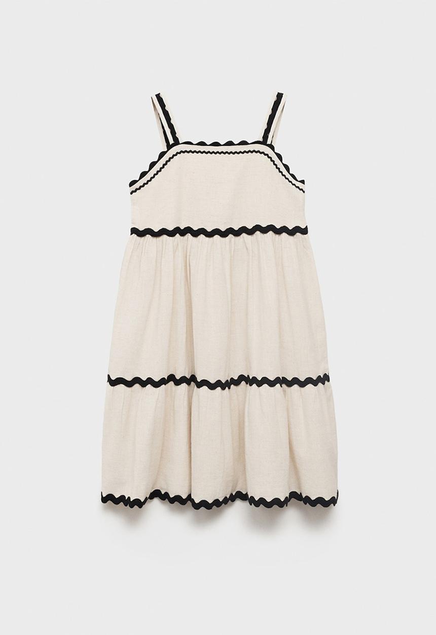 MANGO - Dress emilia - light pastel gray