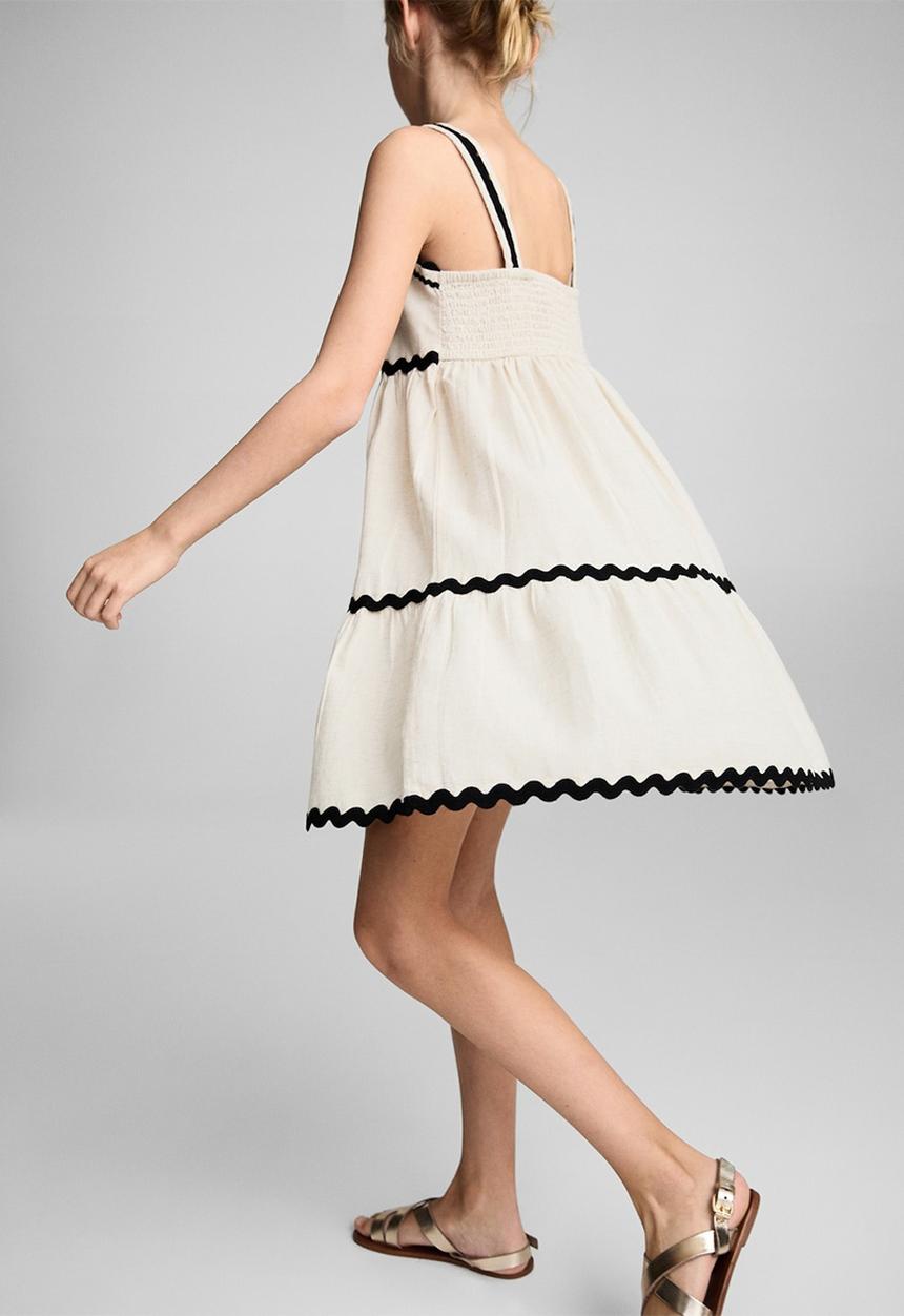 MANGO - Dress emilia - light pastel gray