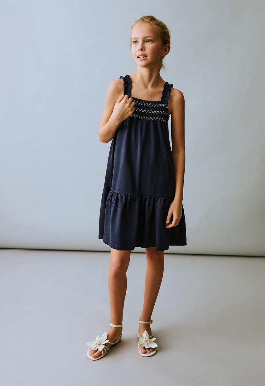 MANGO - Dress amelia - navy