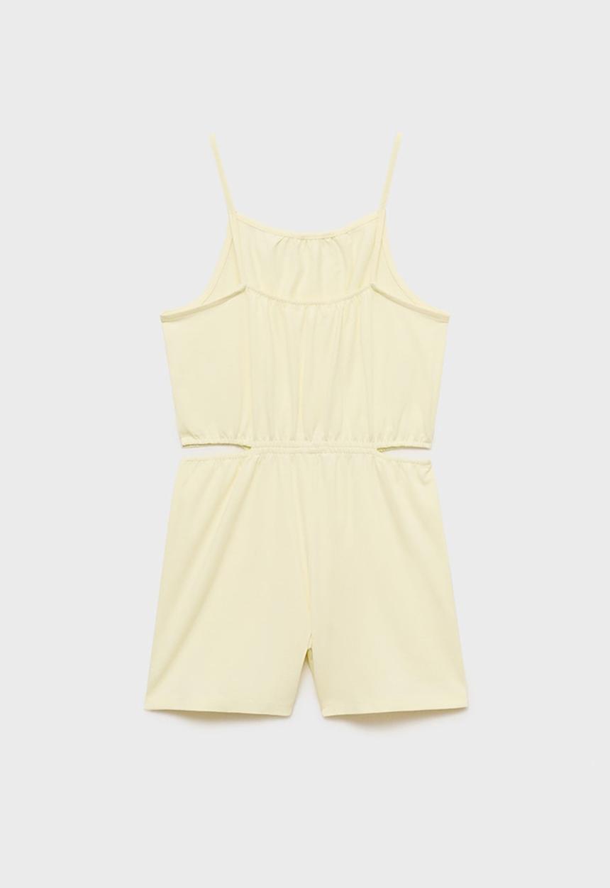MANGO - Jumpsuit peach - light pastel yellow