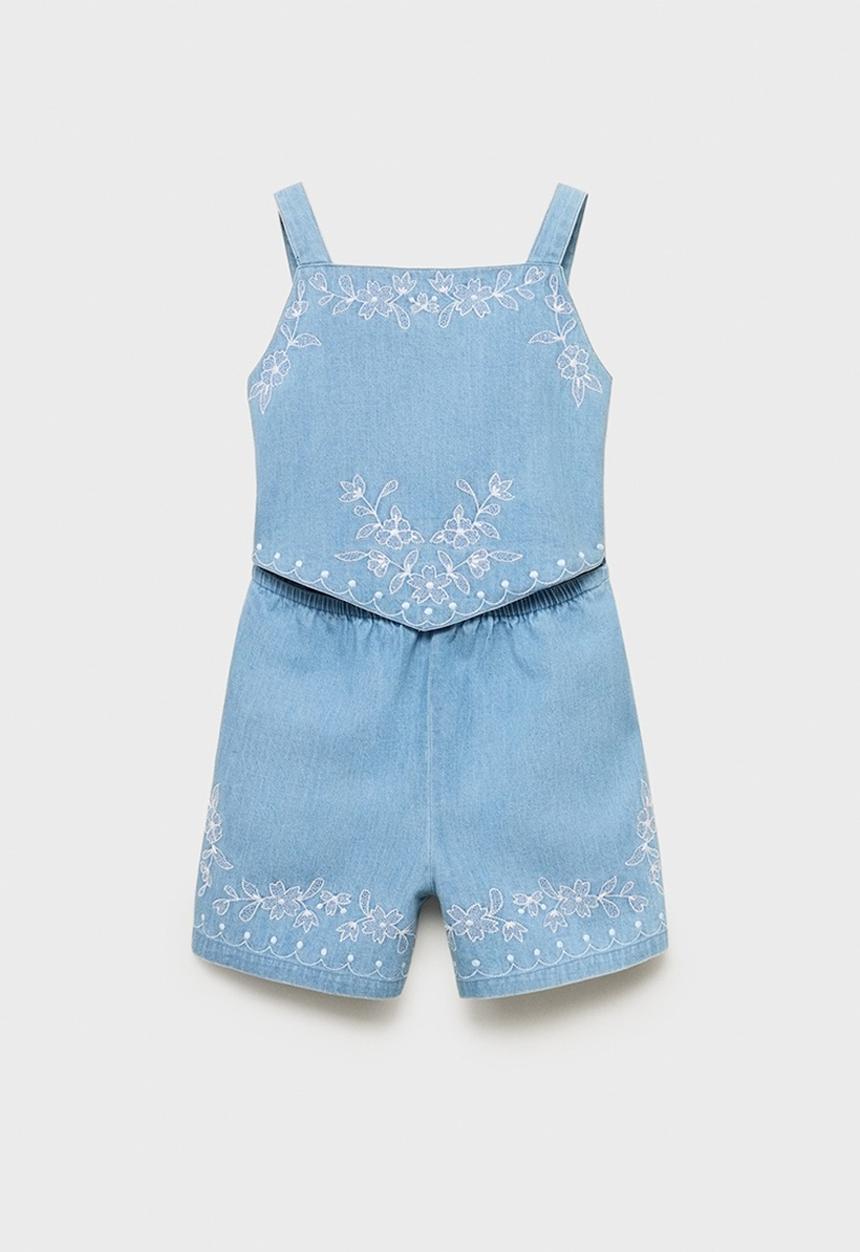 MANGO - Jumpsuit vicky - open blue
