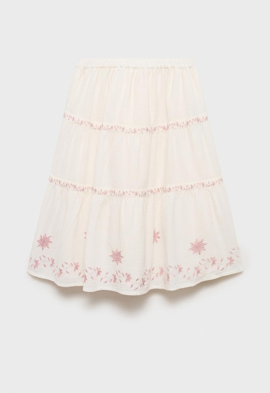 MANGO - Skirt scarlett - light beige