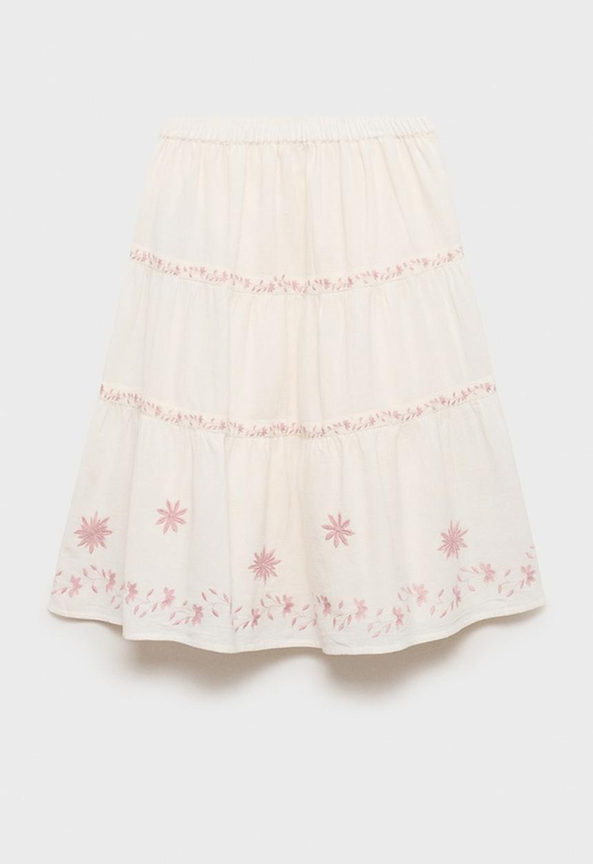 MANGO - Skirt scarlett - light beige