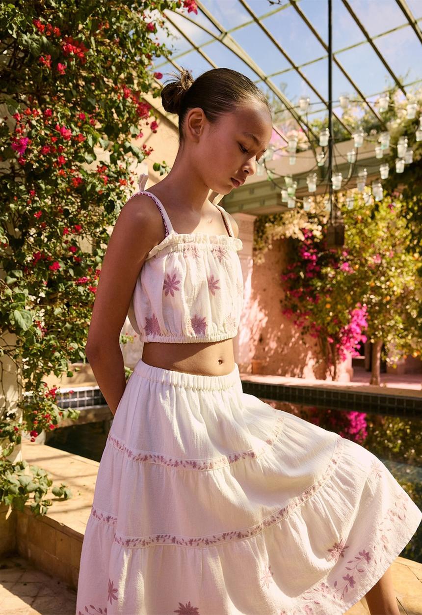 MANGO - Skirt scarlett - light beige