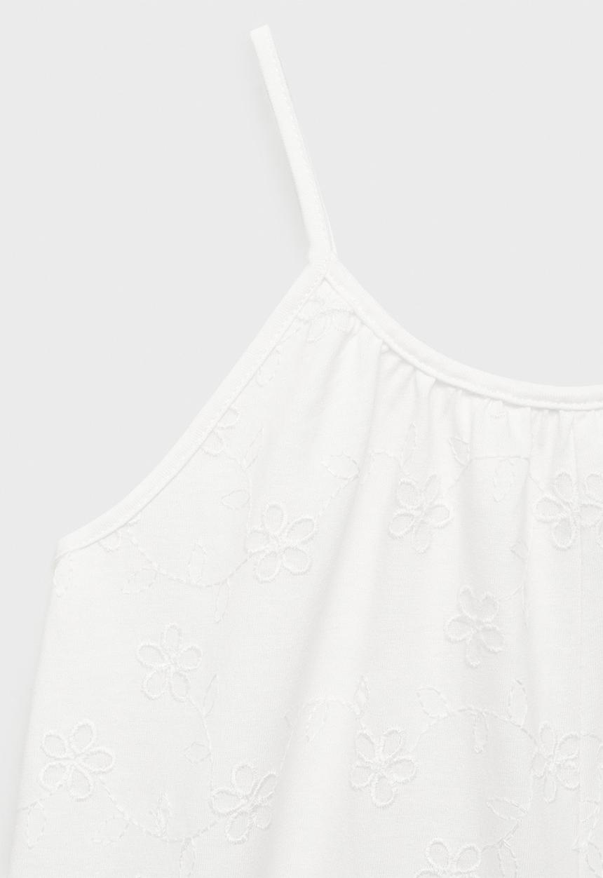 MANGO - Jumpsuit embo - natural