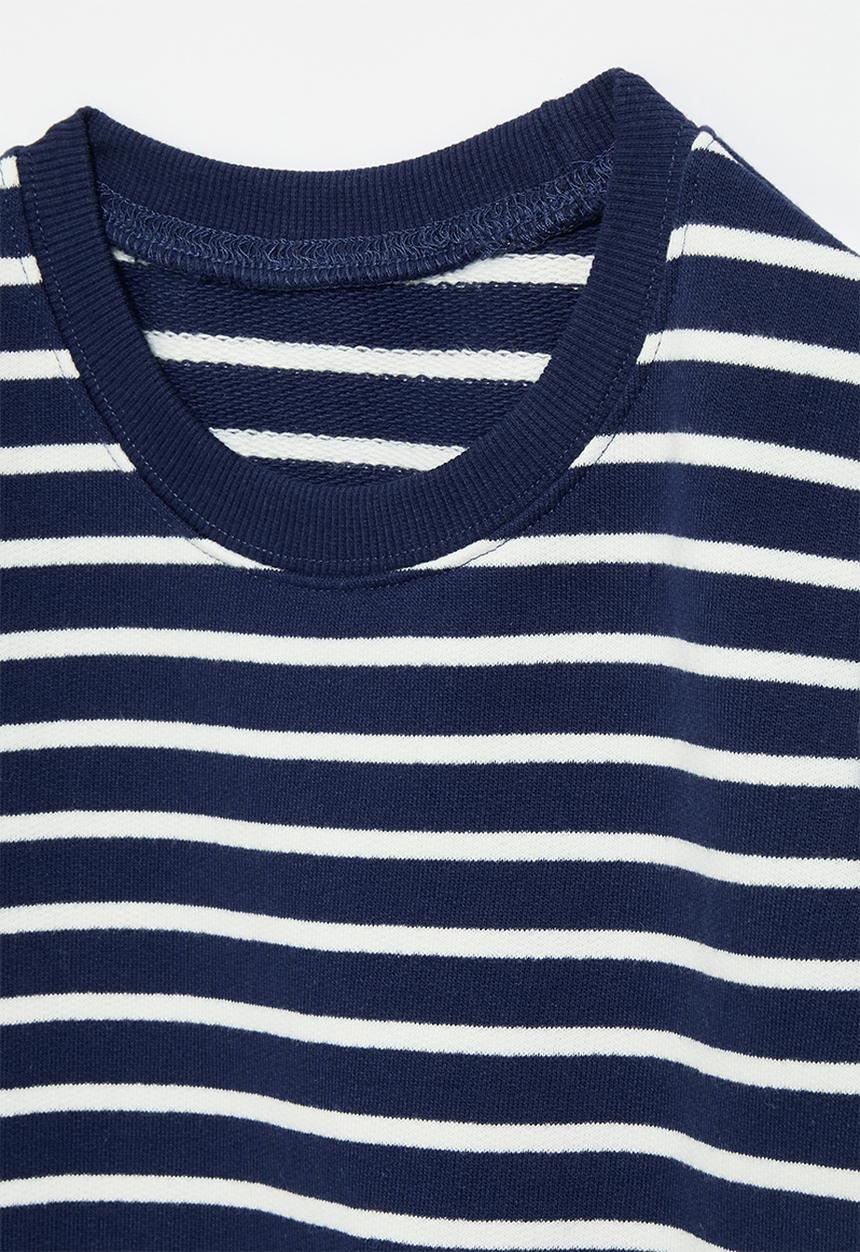 Pop Candy - Stripe sweatshirt - blue & white