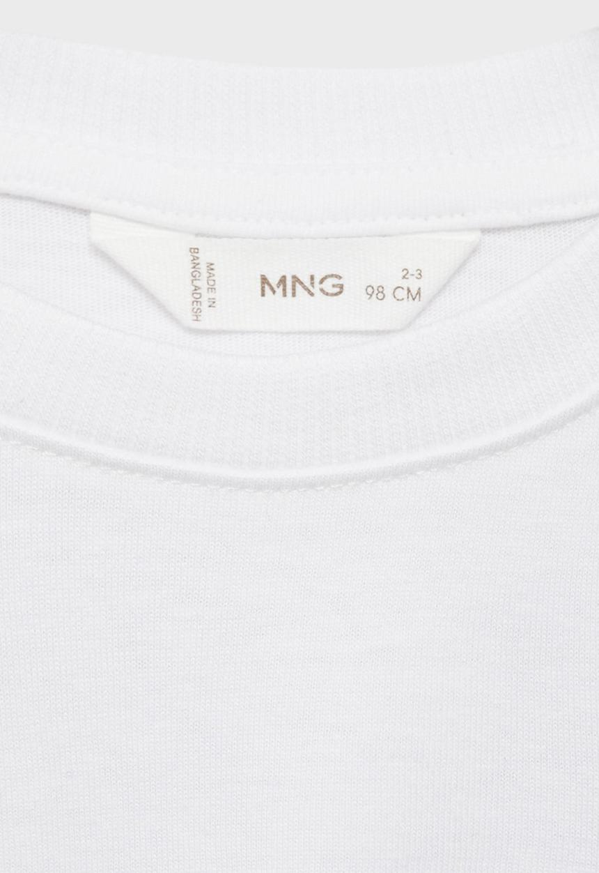 MANGO - T-shirt bolsi - natural