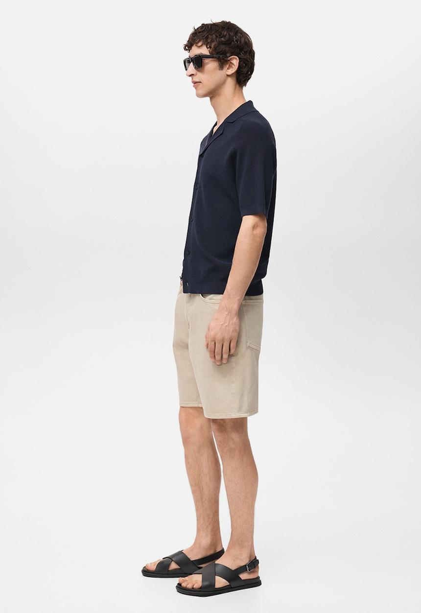 MANGO - Bermudas JAROD - Light/Pastel Gray