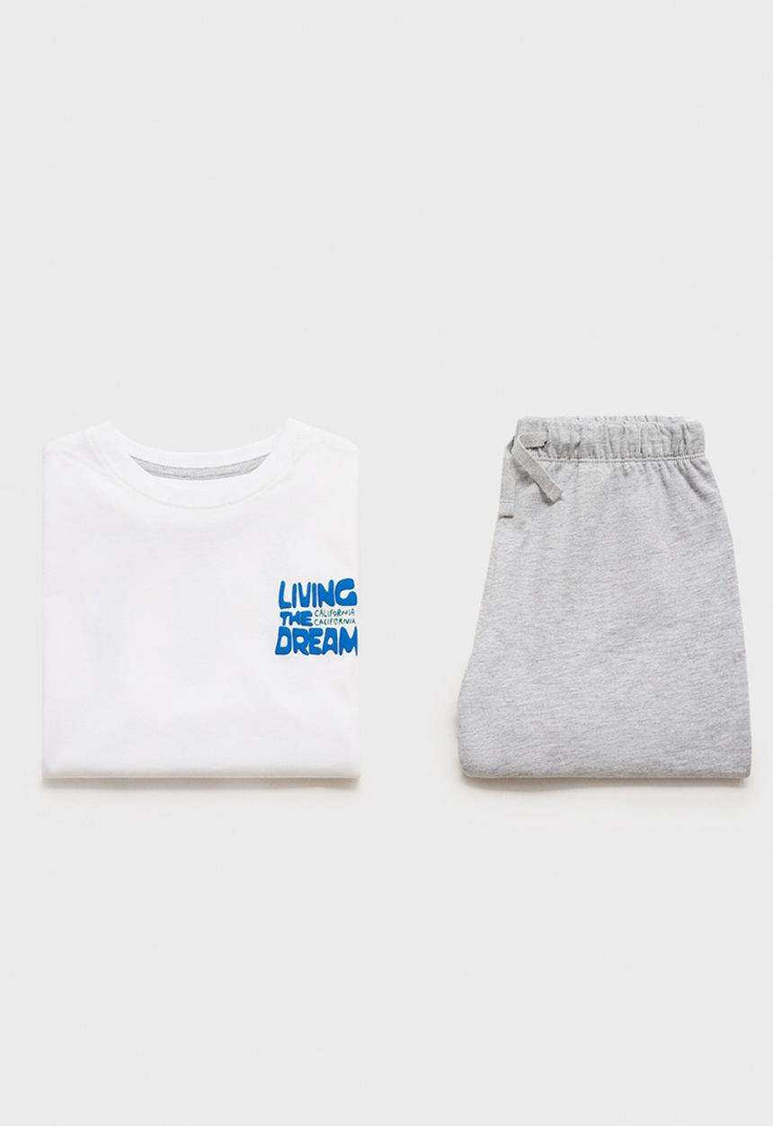 MANGO - Pyjama dream - medium gray