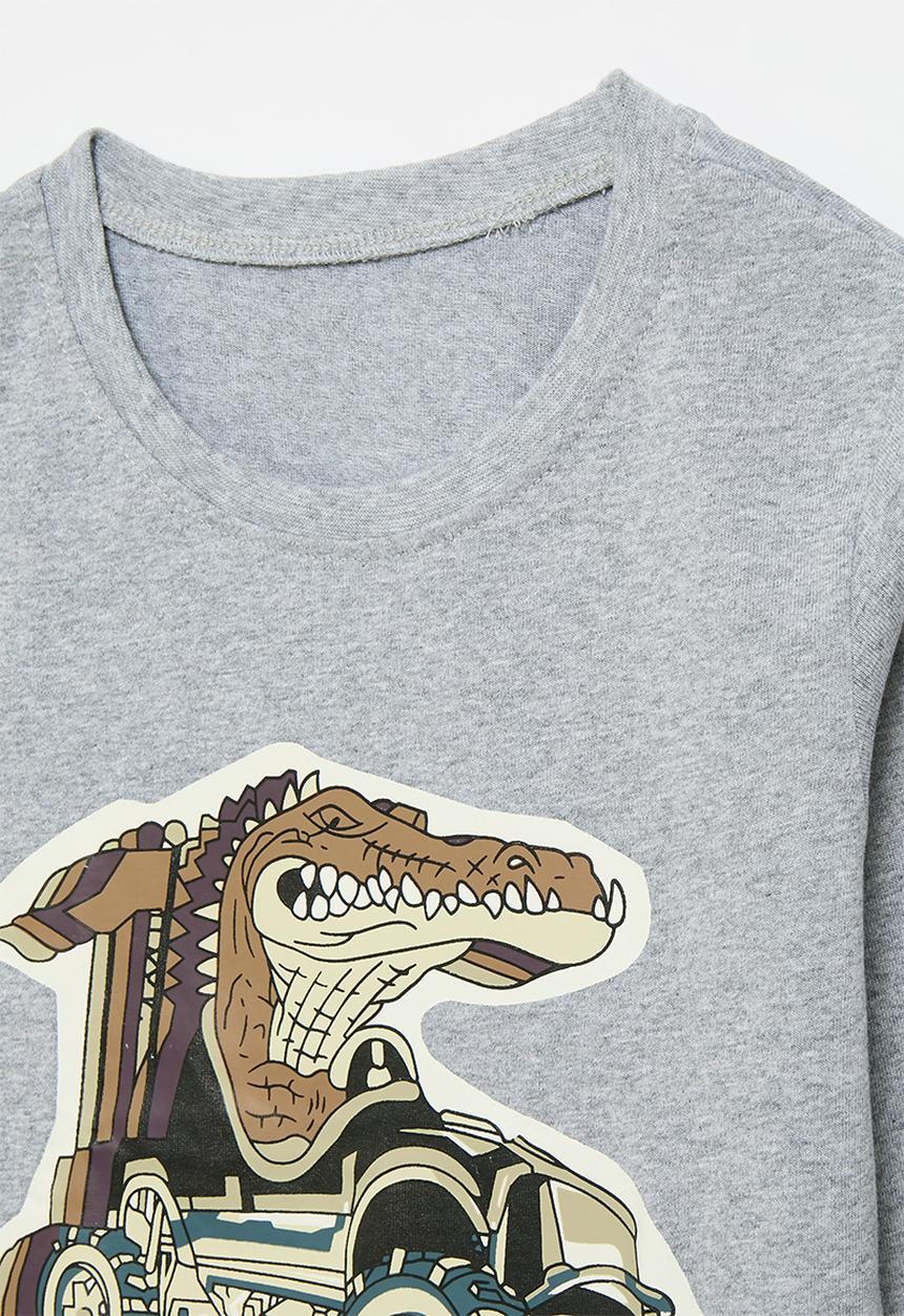 Pop Candy - Printed tee - grey