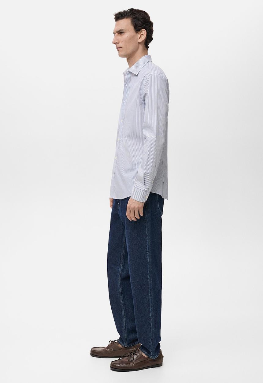 MANGO - Shirt FORTE - Medium Blue