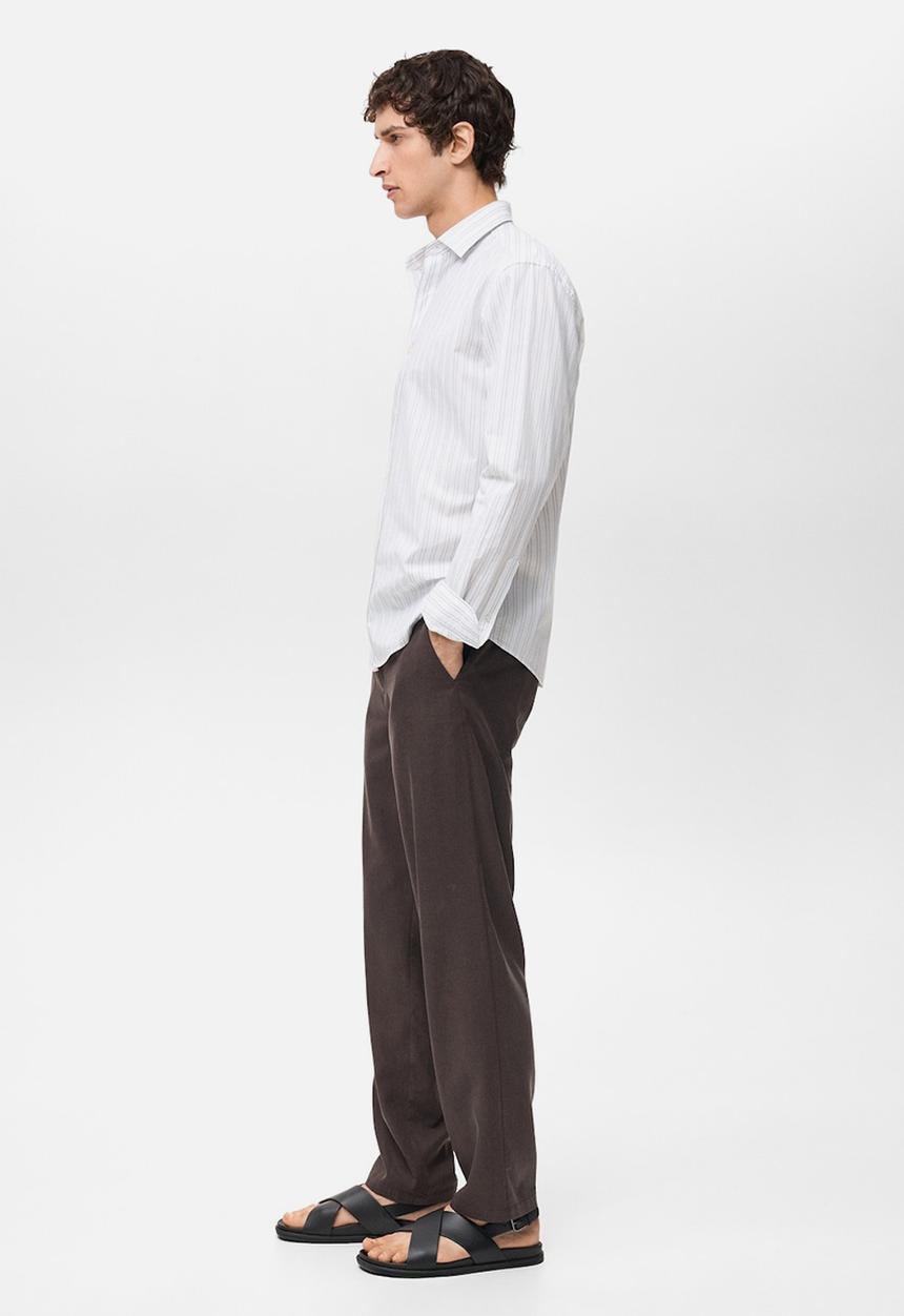 MANGO - Shirt CALPE - White