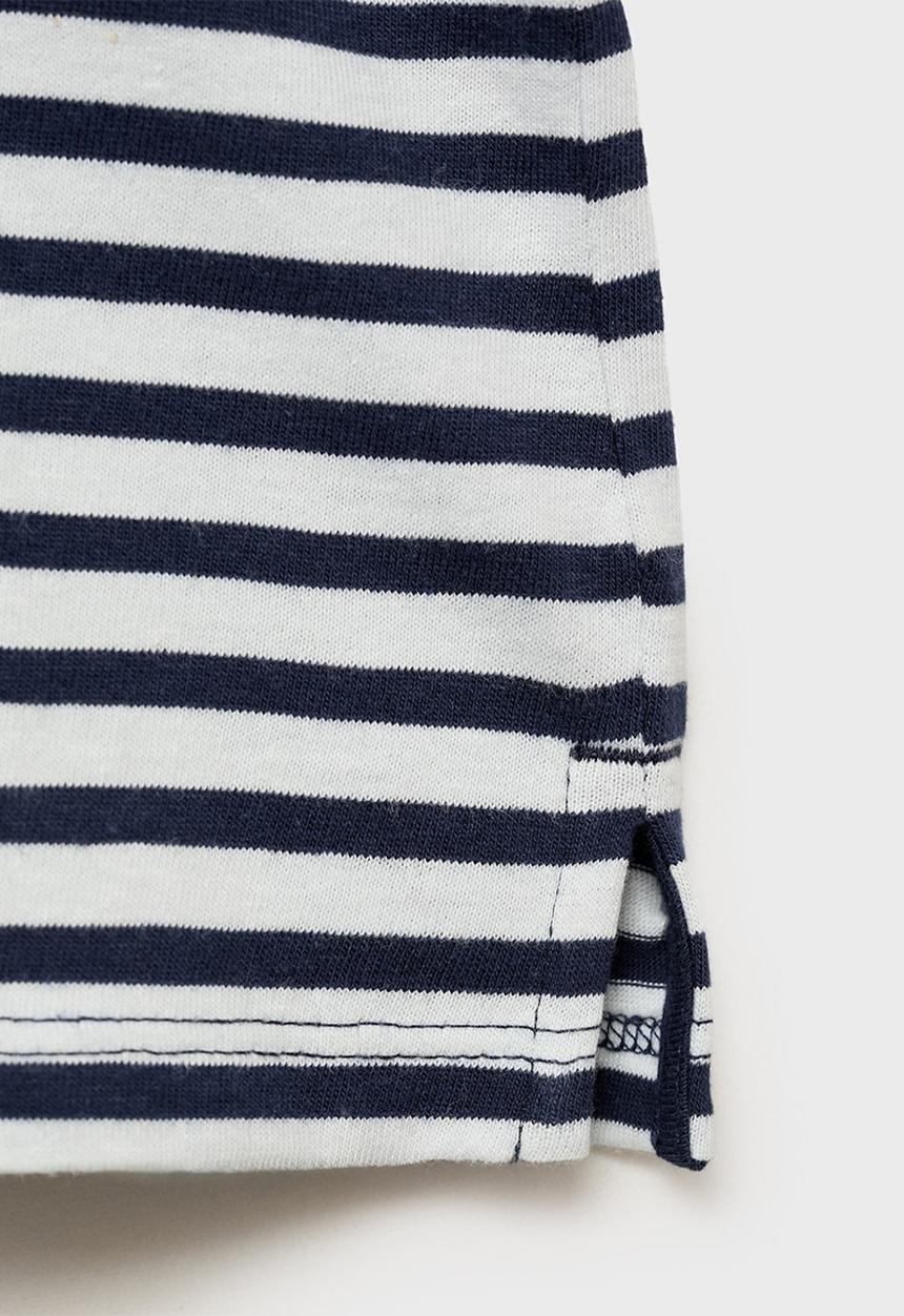 MANGO - T-shirt panibr - navy