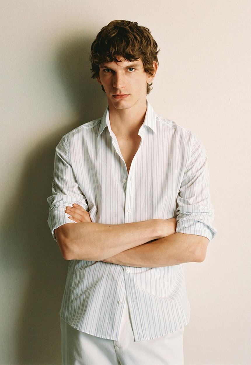 MANGO - Shirt CALPE - White