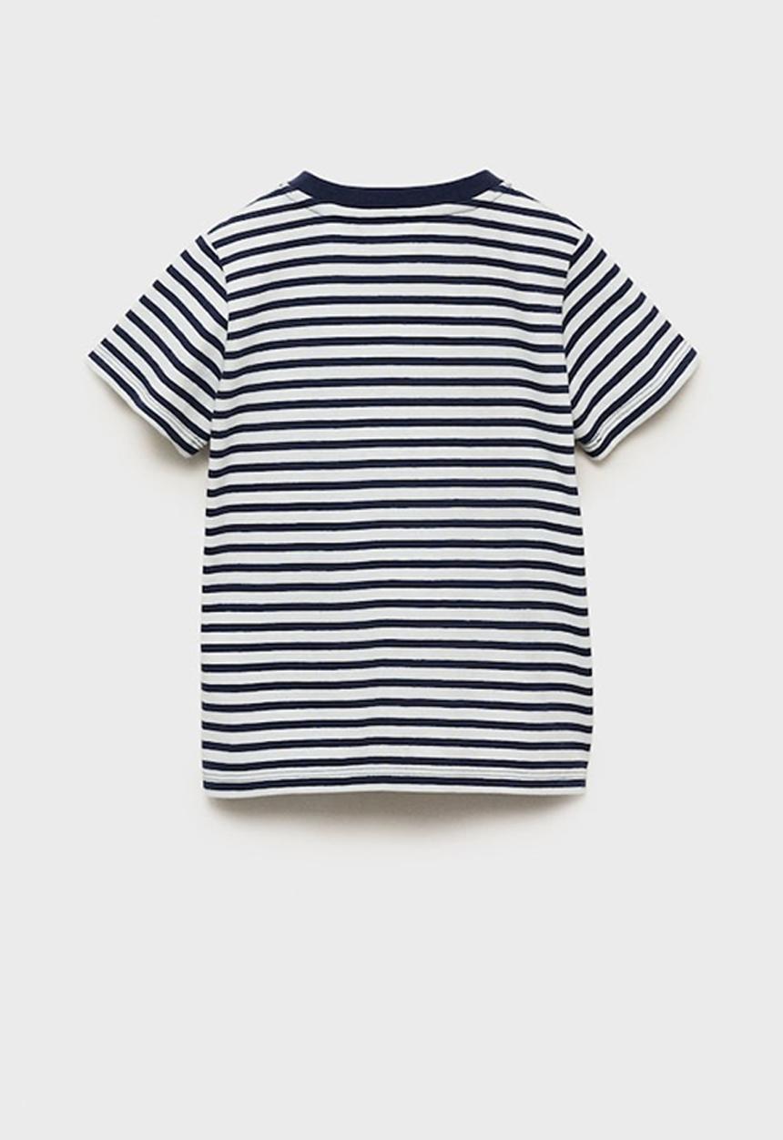 MANGO - T-shirt panibr - navy