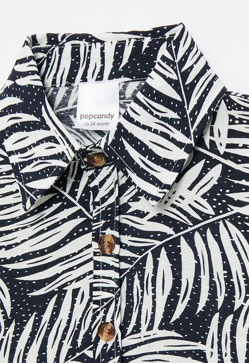 Pop Candy - Resort shirt - black/white