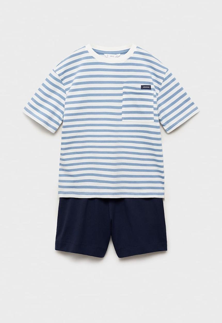 MANGO - Pyjama morning - medium blue