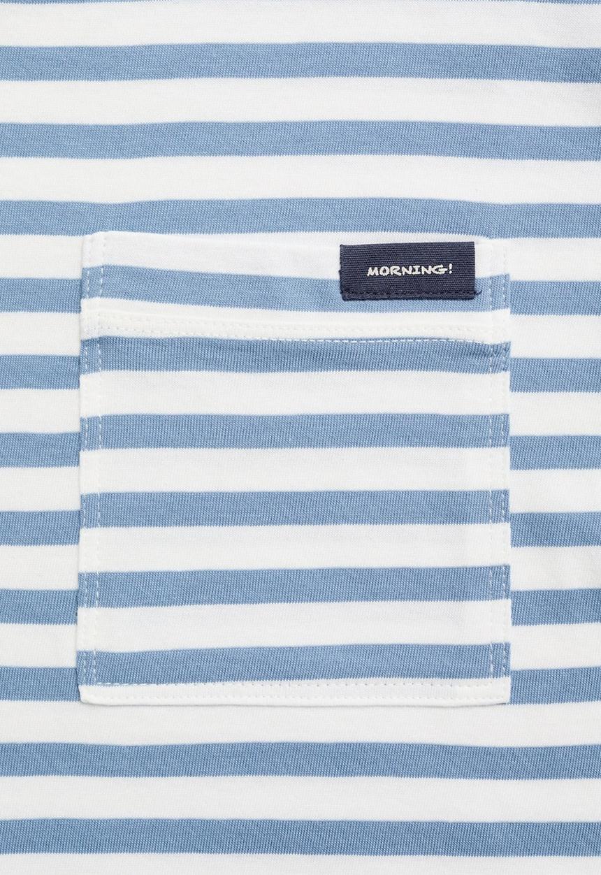 MANGO - Pyjama morning - medium blue