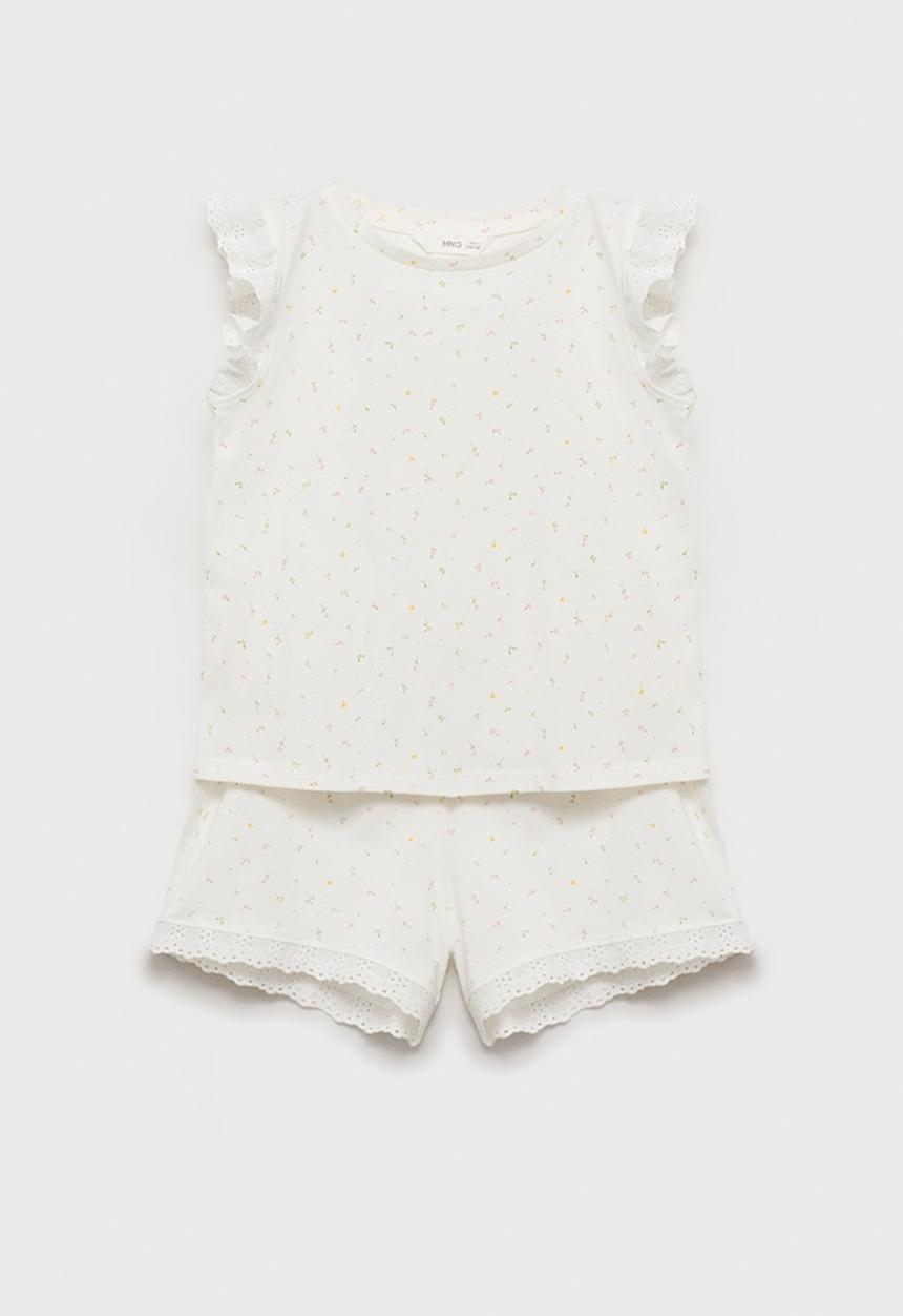 MANGO - Pyjama blanca - natural