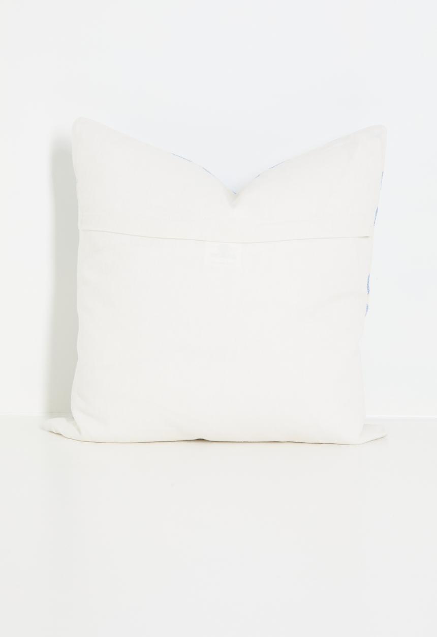 Sixth Floor - Dia jacquard cushion cover - Blue