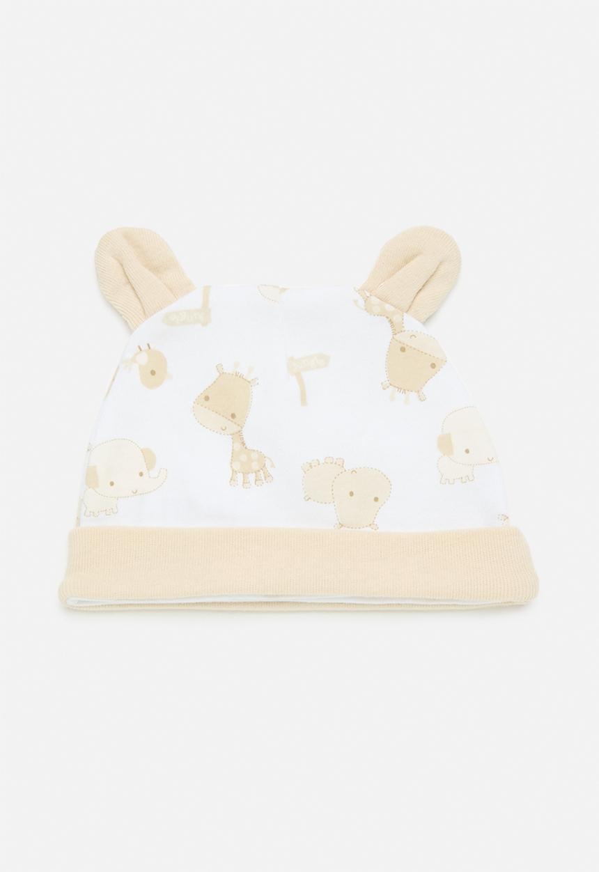 Pop Candy - Beanie,mitten & sock set-beige