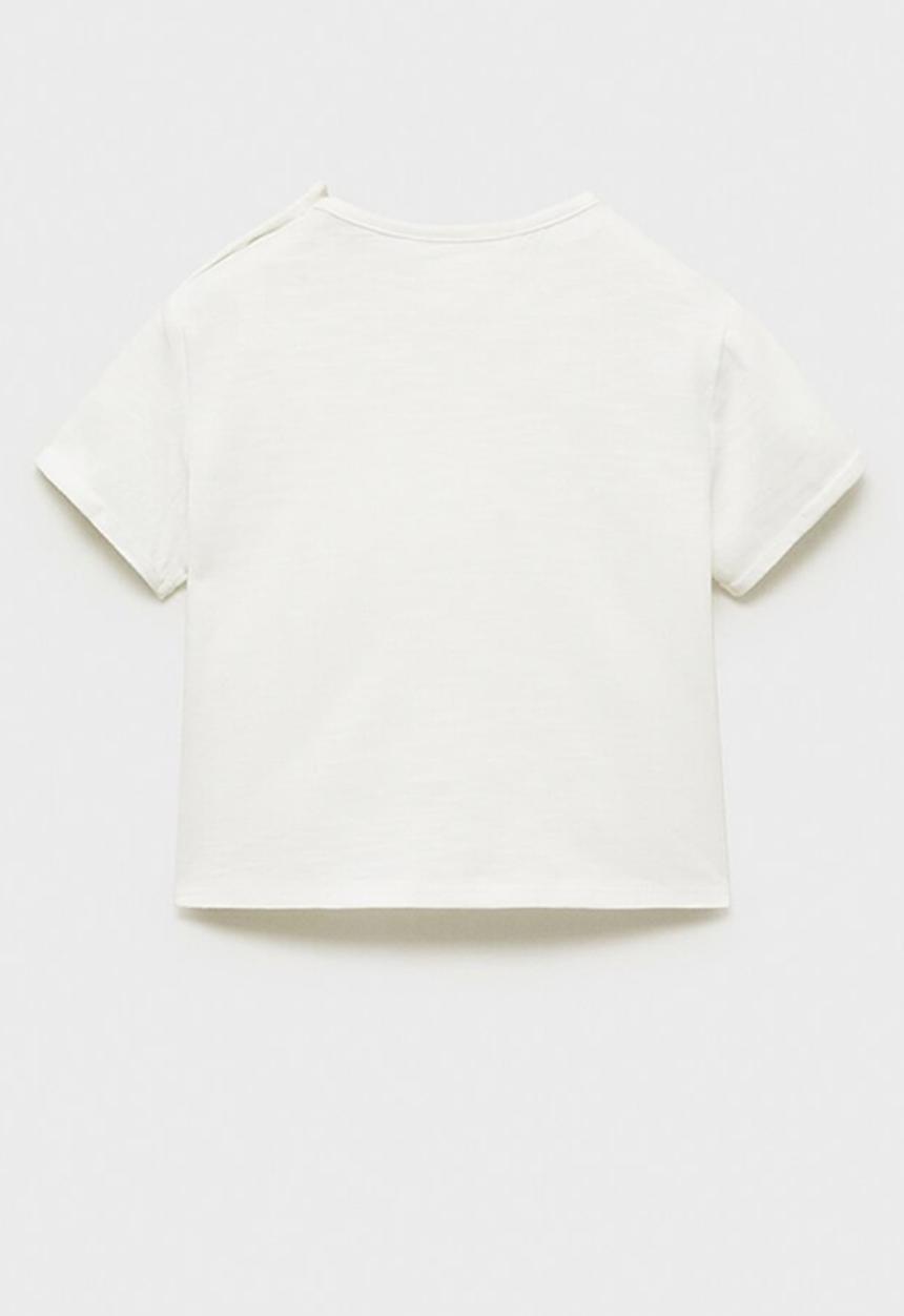 MANGO - T-Shirt Octopus - Natural