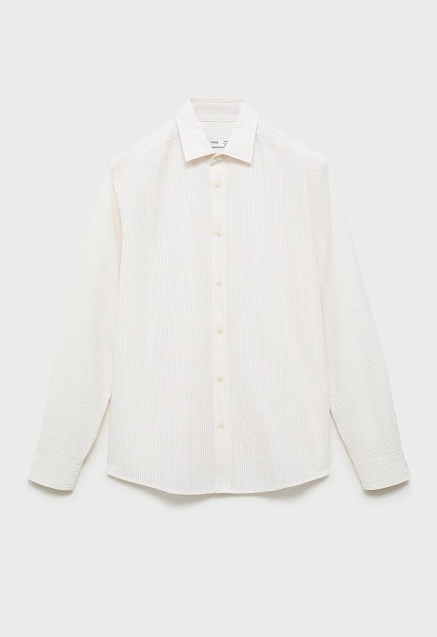 MANGO - Shirt SOLLER - Light Beige