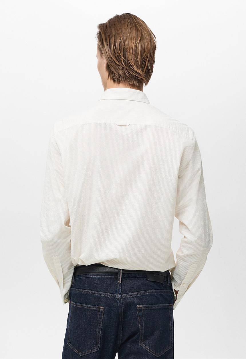 MANGO - Shirt SOLLER - Light Beige
