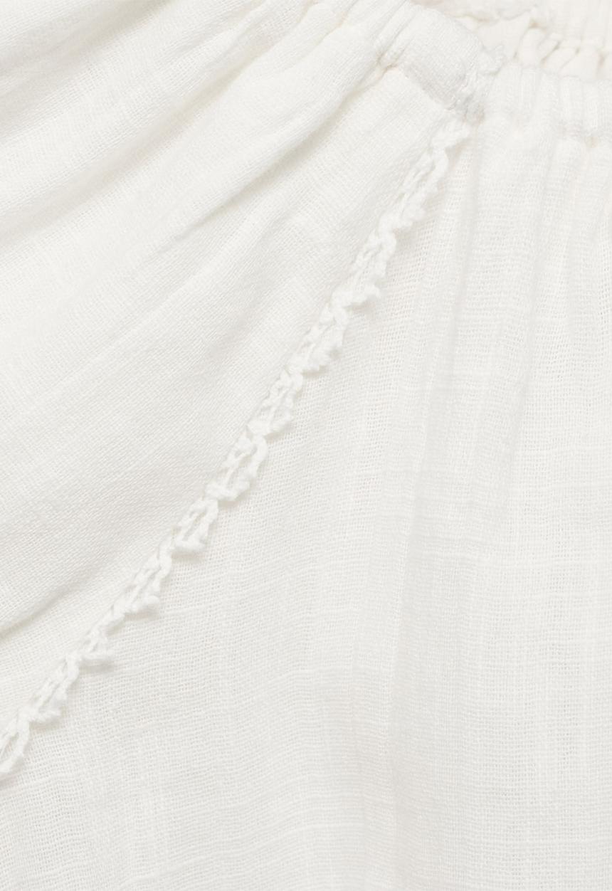 MANGO - Blouse Bahia - Light Beige