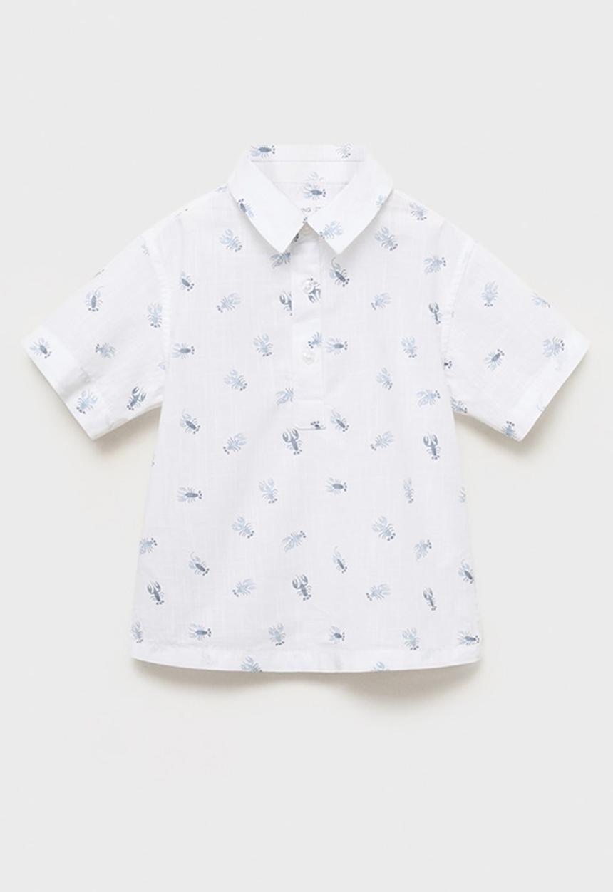 MANGO - Shirt Langosta - White