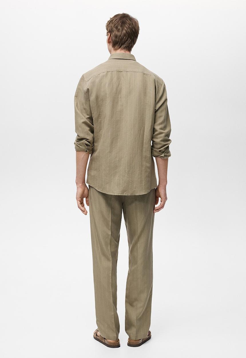 MANGO - Shirt RUG - Khaki