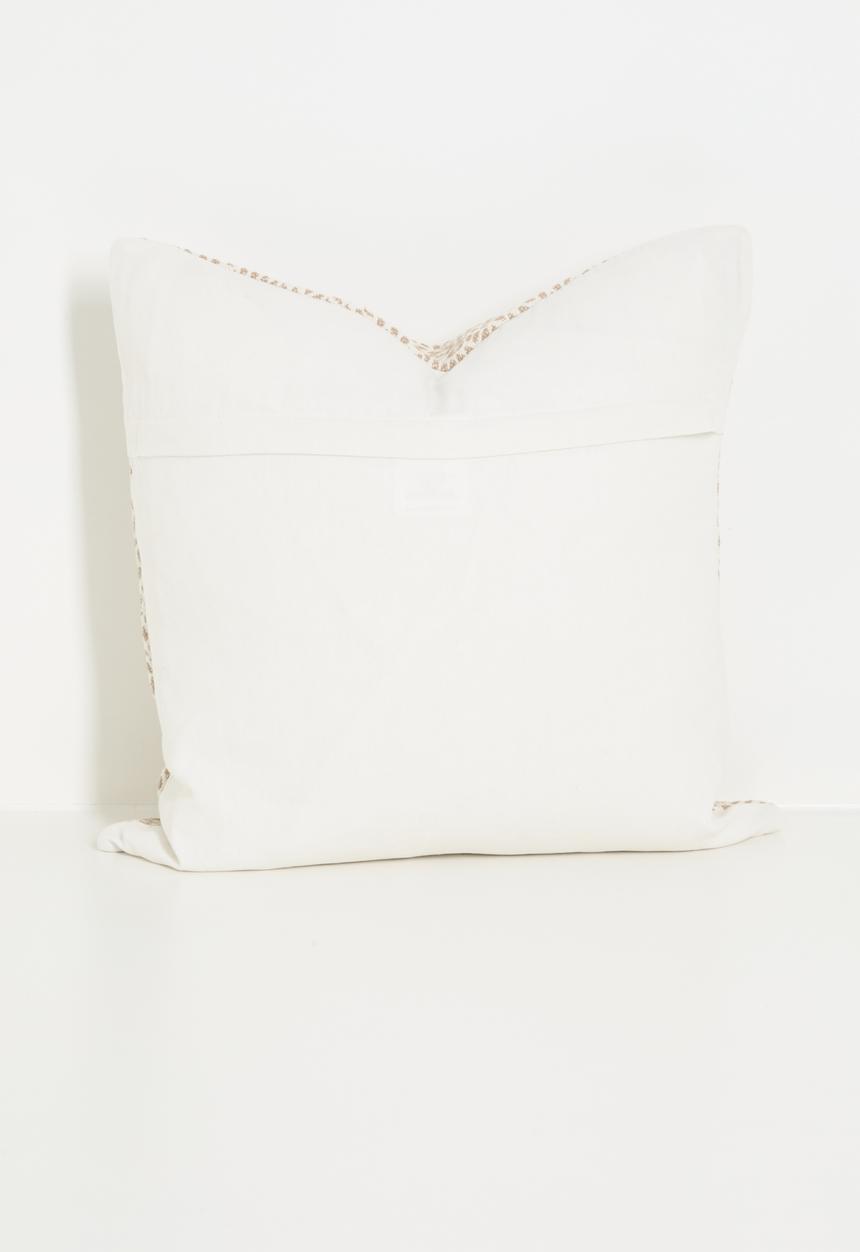 Sixth Floor - Ditsy jacquard cushion cover - Neutral 