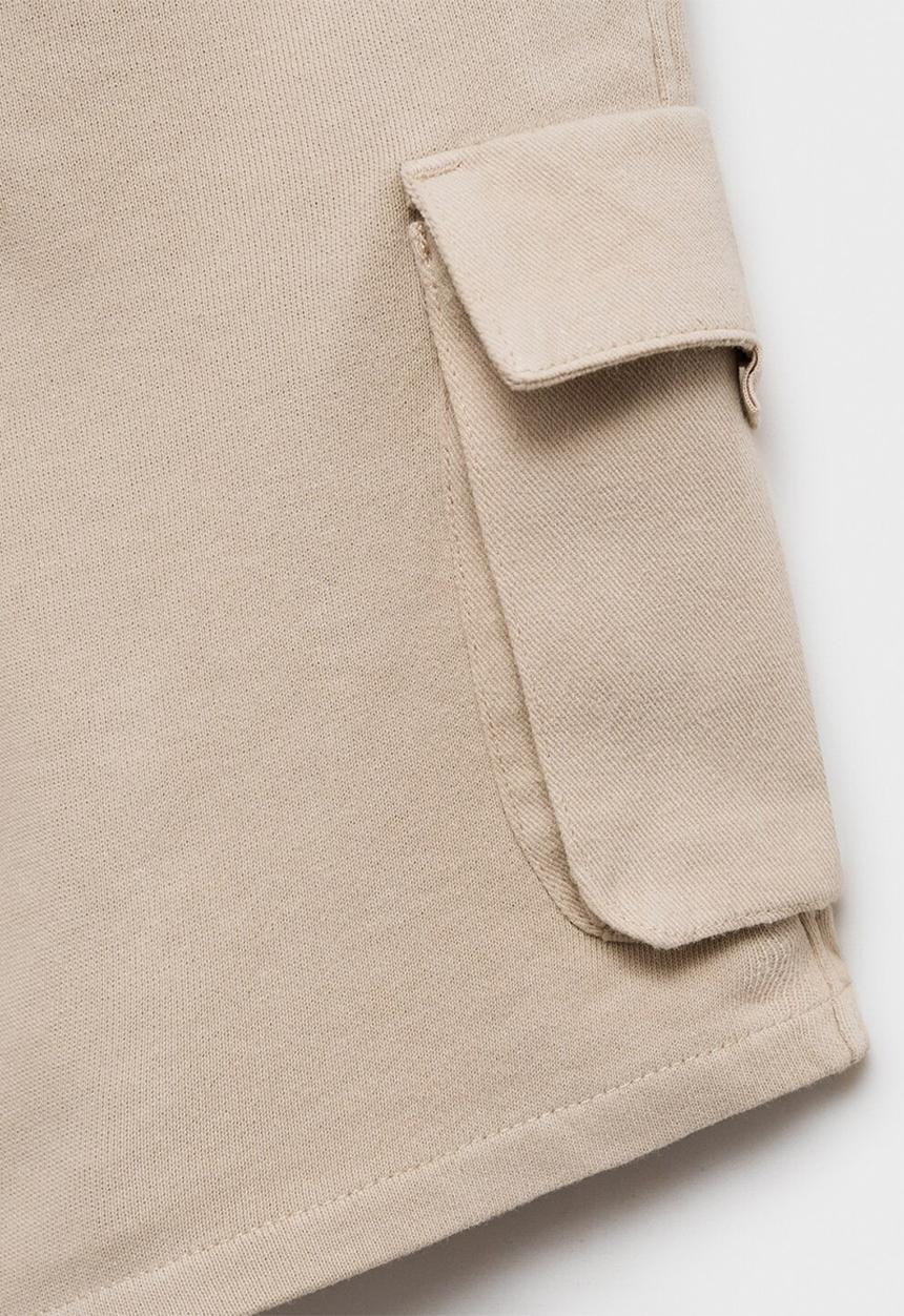 MANGO - Bermudas cargos - light beige