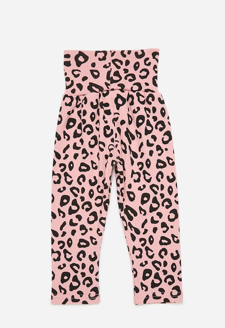 Pop Candy - Printed pants - pink & black 
