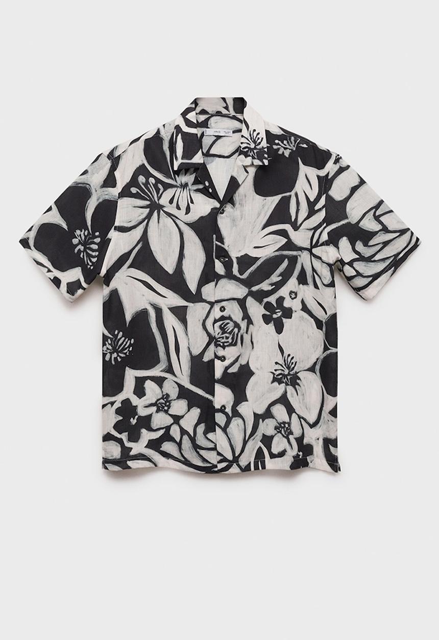 MANGO - Shirt PAVONE - Black