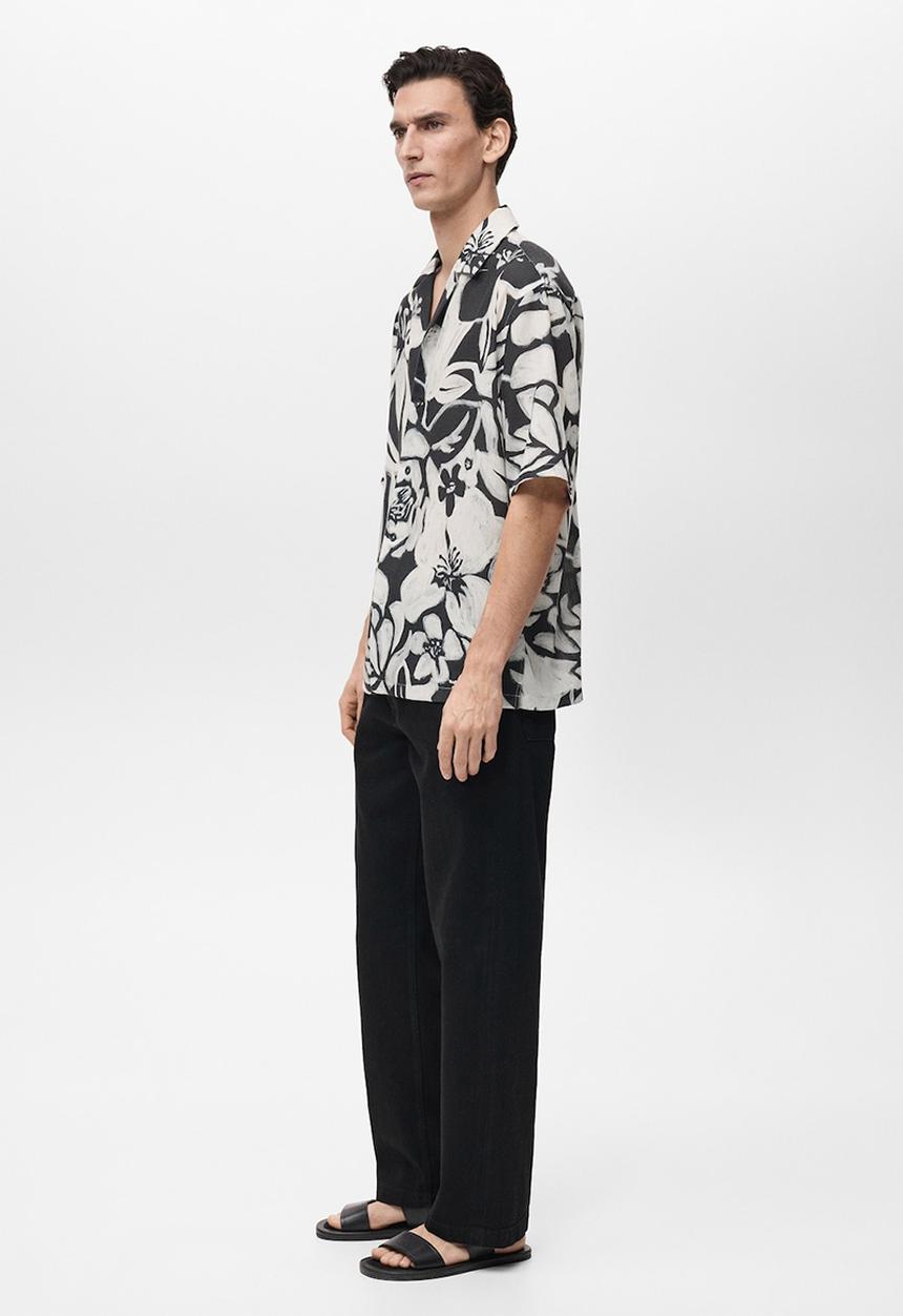 MANGO - Shirt PAVONE - Black