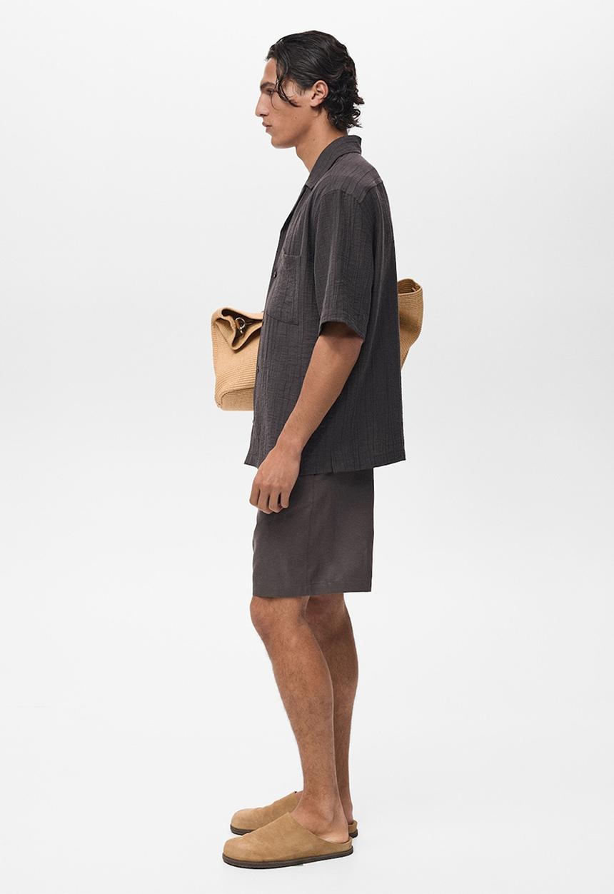 MANGO - Shirt FARO - Brown