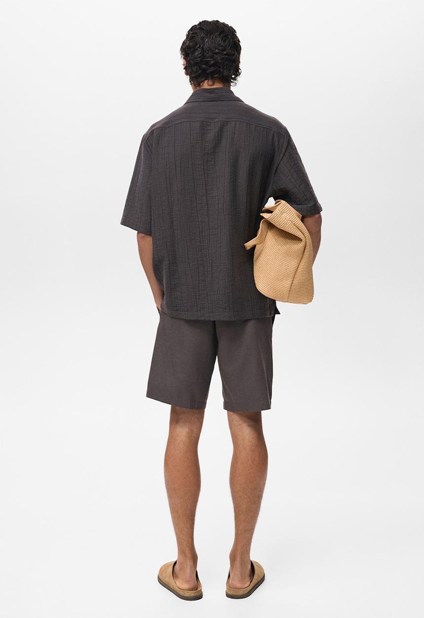 MANGO - Shirt FARO - Brown