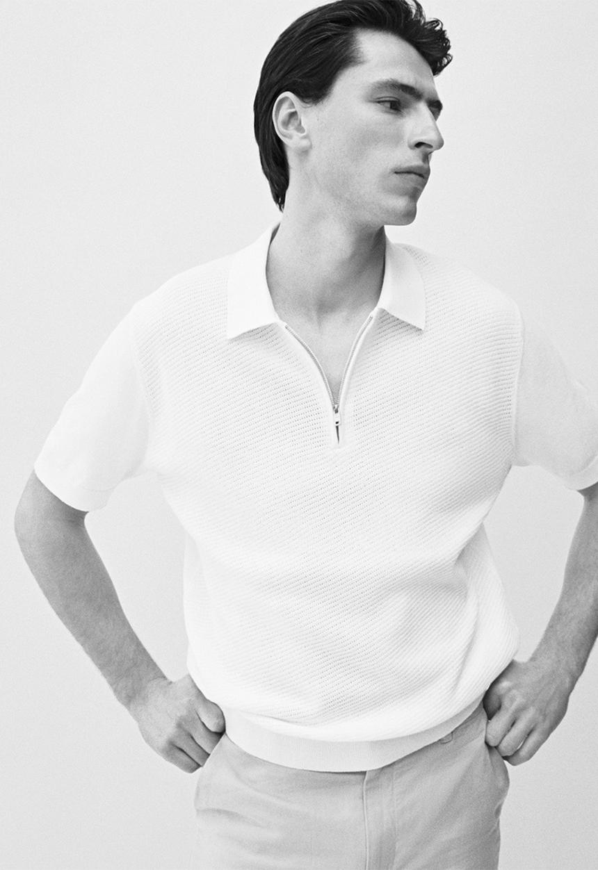 MANGO - Poloshirt CANARIO - Light Beige