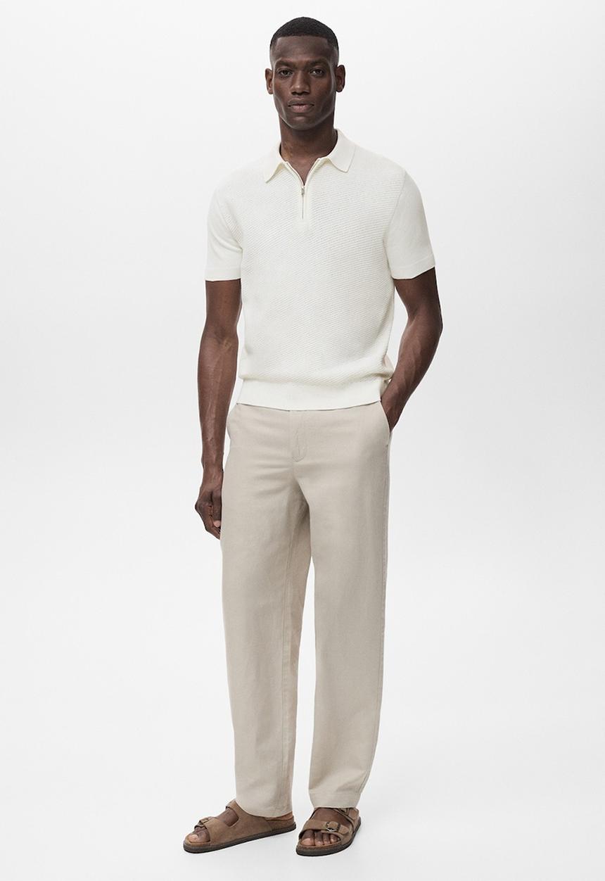 MANGO - Poloshirt CANARIO - Light Beige