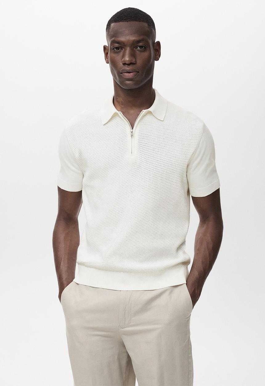 MANGO - Poloshirt CANARIO - Light Beige