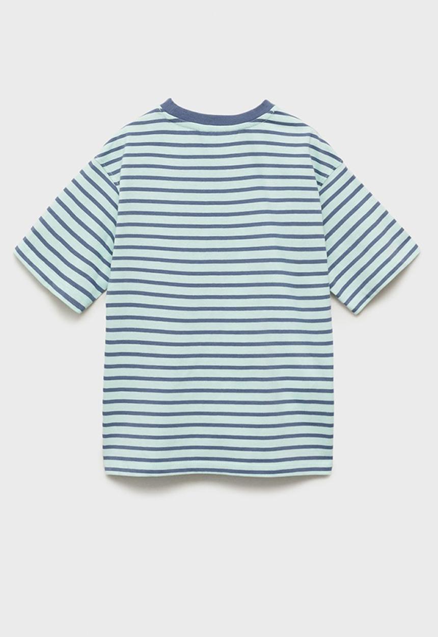 MANGO - T-shirt locals - light pastel green